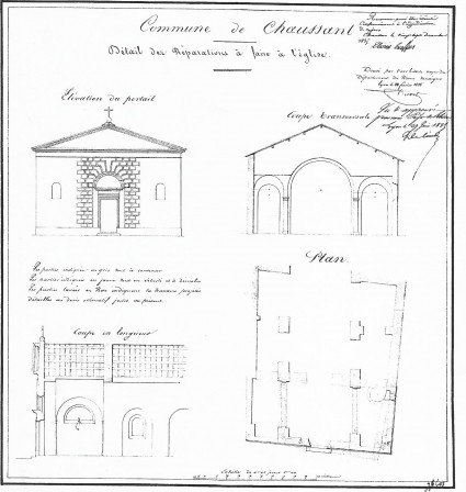 Plan agrandissement eglise m